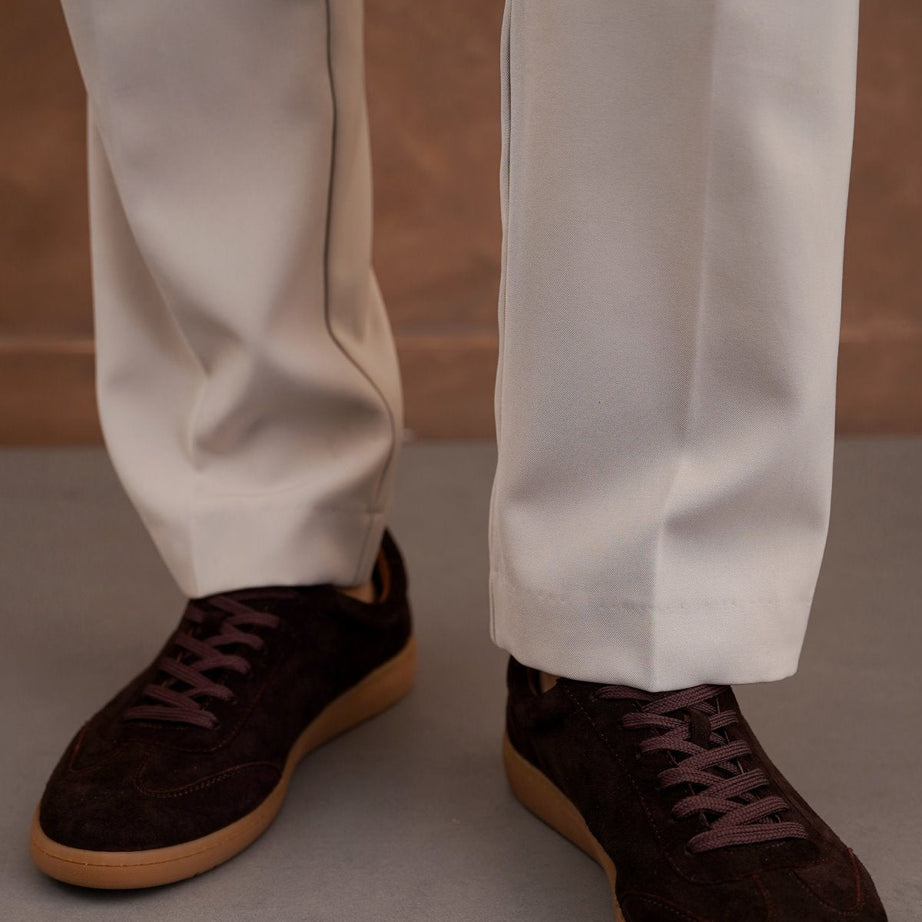 STREETWEAR LOW-TOP LEATHER SNEAKERS