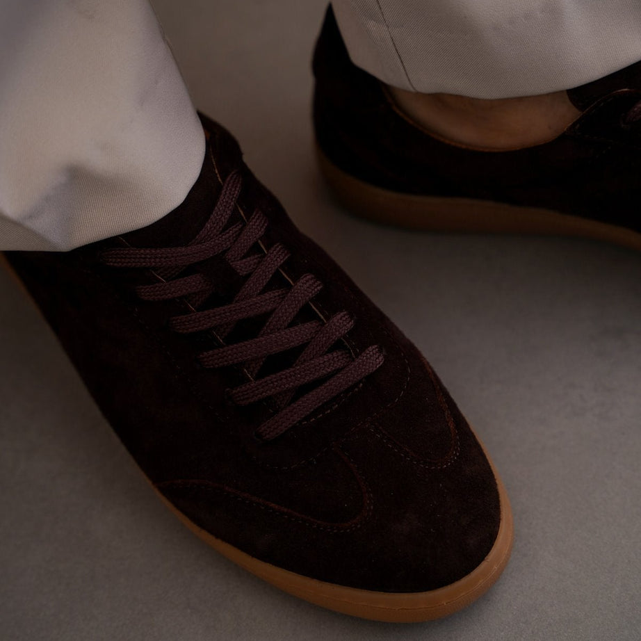 STREETWEAR LOW-TOP LEATHER SNEAKERS