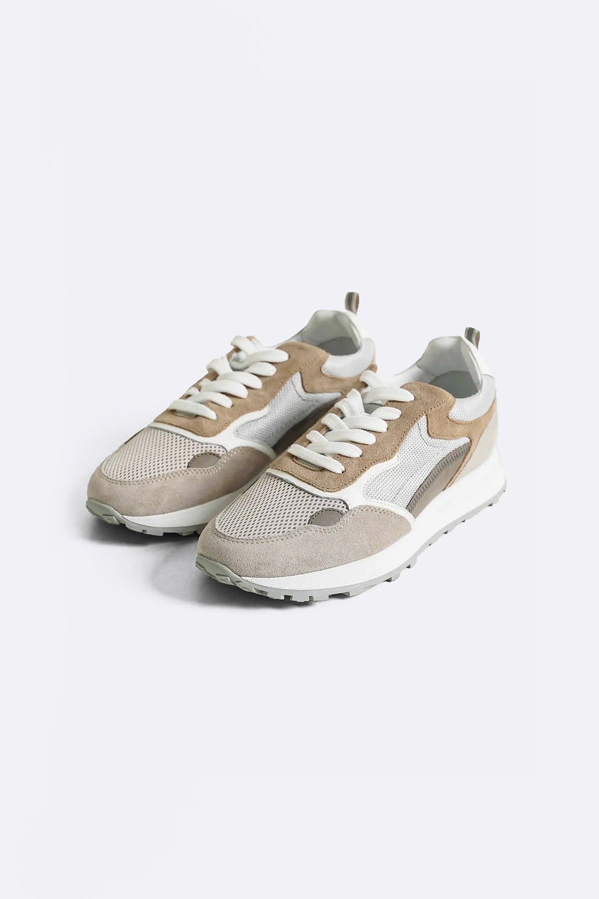 COLORBLOCK LEATHER SNEAKERS