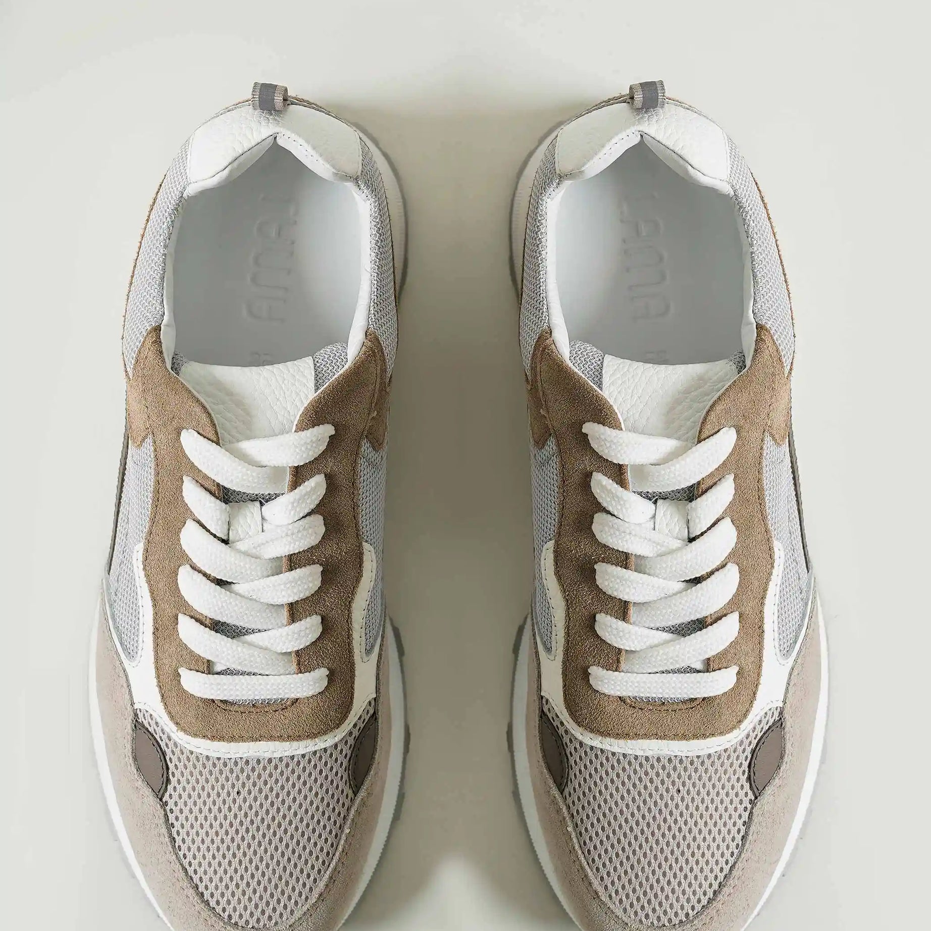 COLORBLOCK LEATHER SNEAKERS